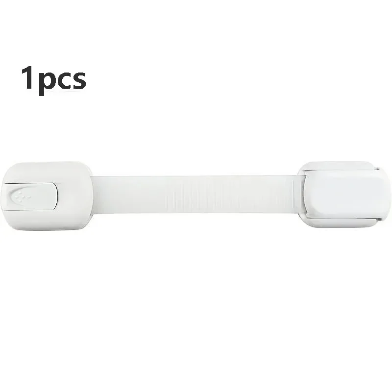 Serrure de sécurité pour tiroir bébé loquet adhésif pour armoire verrouillage enfant design minimaliste blanc