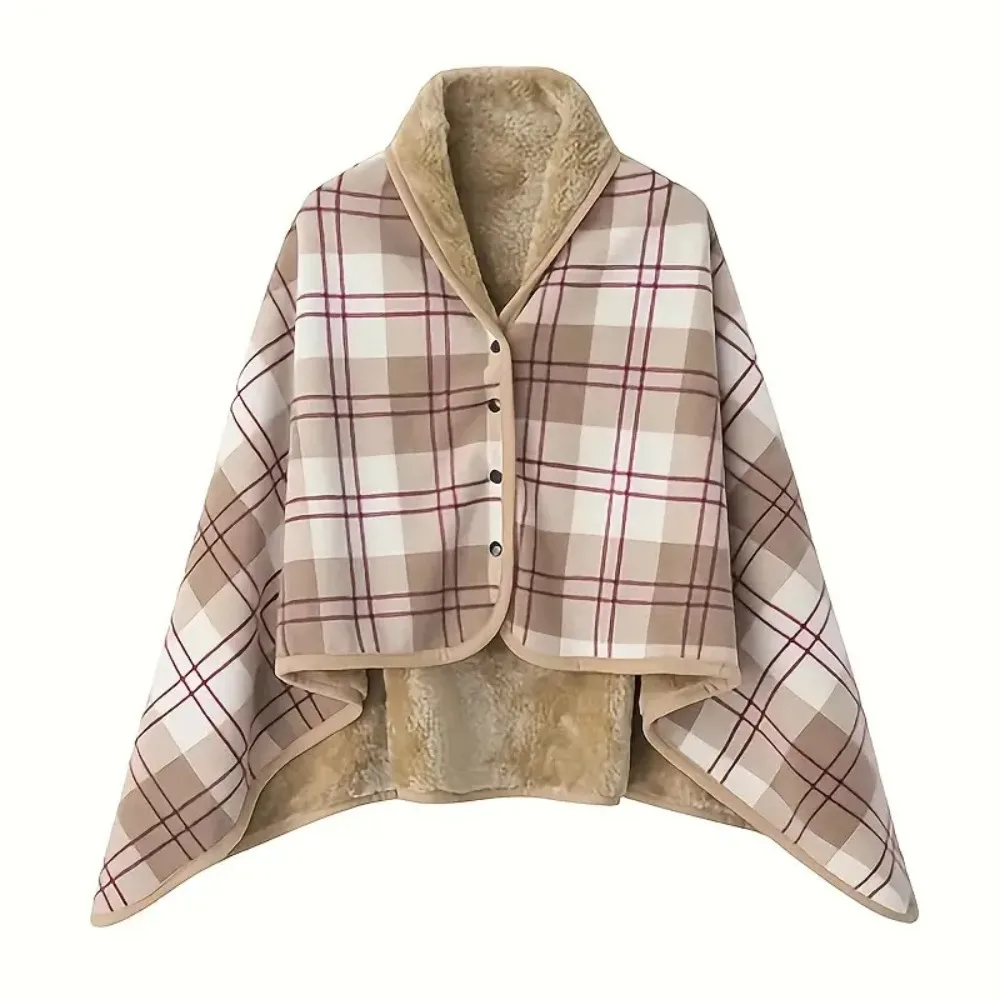 Couverture à carreaux polyester pour adultes épaisse et chaude châle en flanelle doux pour usage quotidien et 