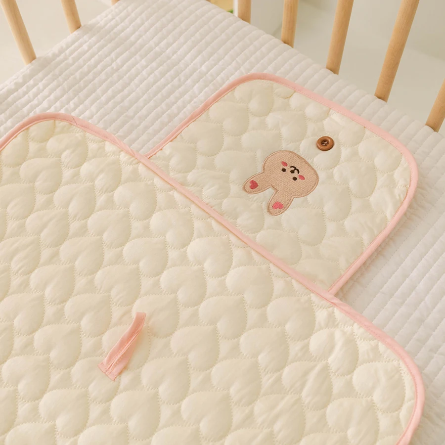 Matelas à langer portable pliable bébé tapis urine nouveauné housse literie simple sécurité confort design mod
