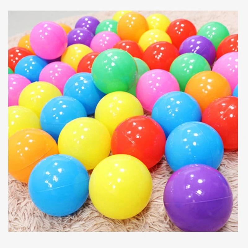 50 pièces balle en plastique couleur bébé jouet enfants piscine à billes tente océan vague garçons filles 710c