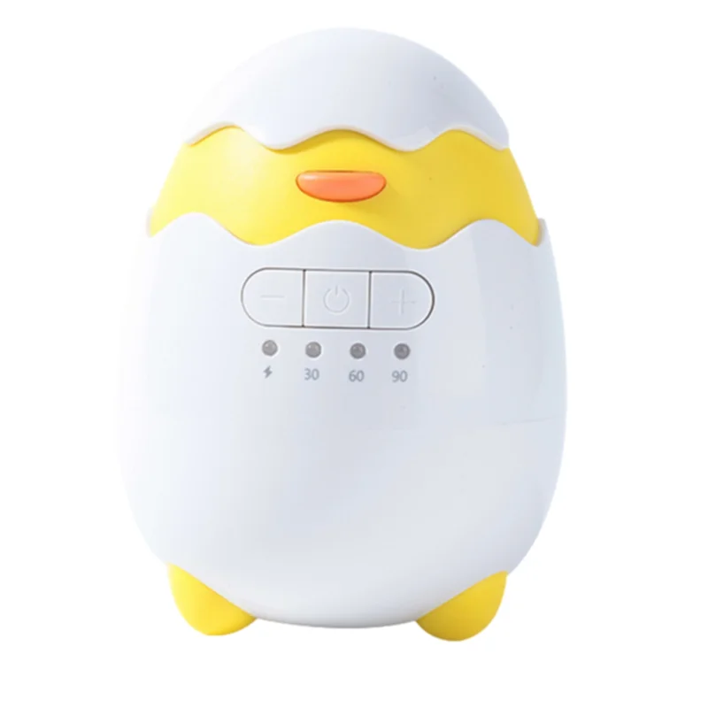 Diffuseur huiles essentielles design moderne humidificateur portable œuf blanc jaune aromathérapie bienêtre fo
