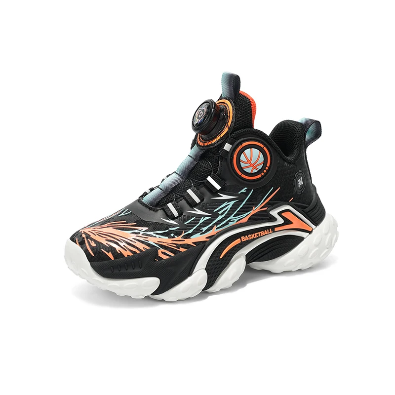 Baskets enfants mode nouveau léger antidérapant formation garçons chaussures basketball école course sport cha