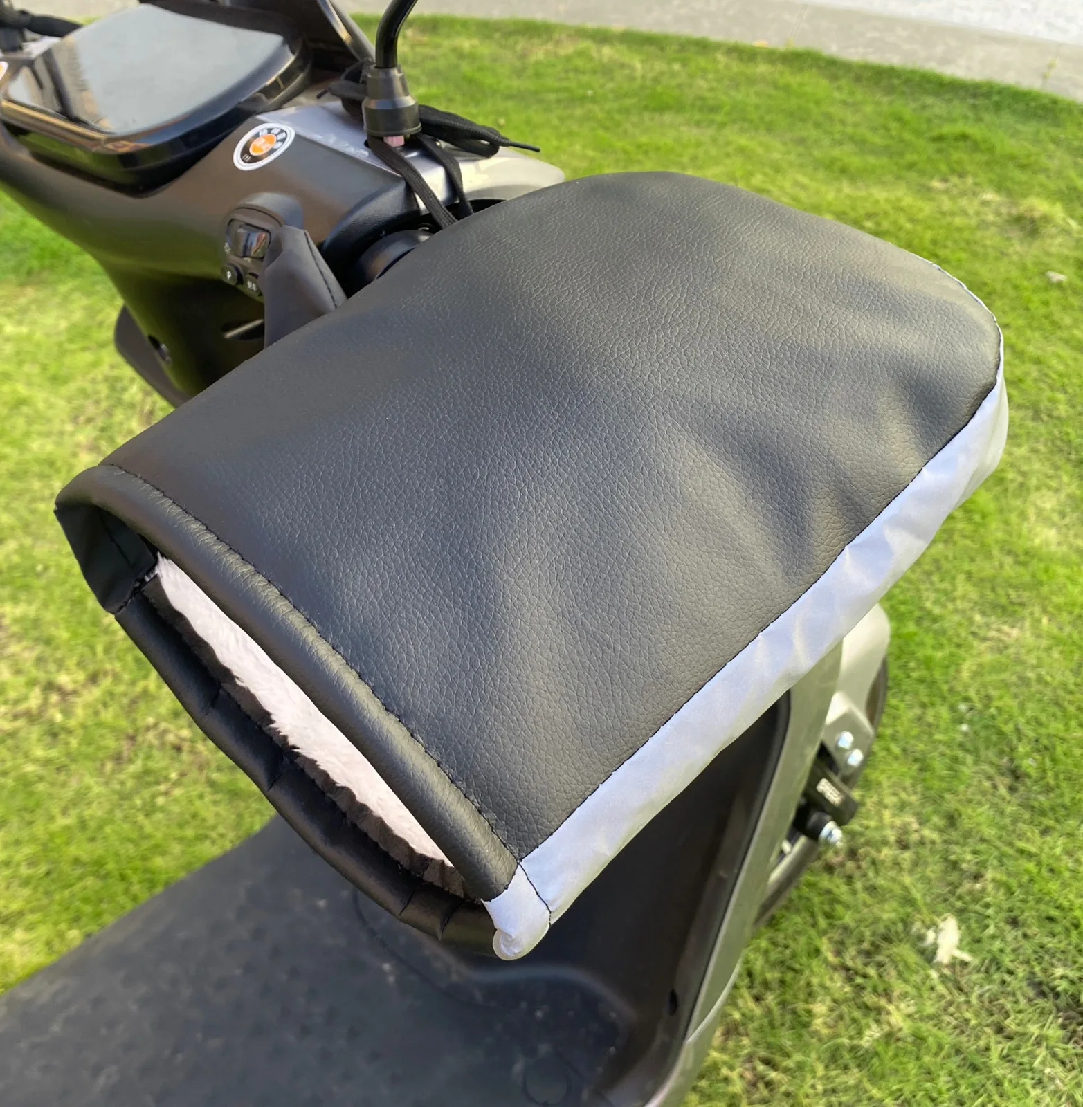 Manchons de guidon moto housse protection mains hiver gants chauffants imperméables couverture poignée style m