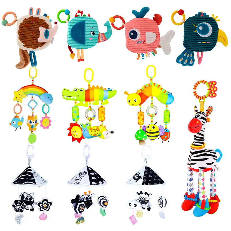 Hochet pour nouveau-nés de 0 à 12 mois, jouets suspendus pour poussette, landau pour tout-petits, chariot en p