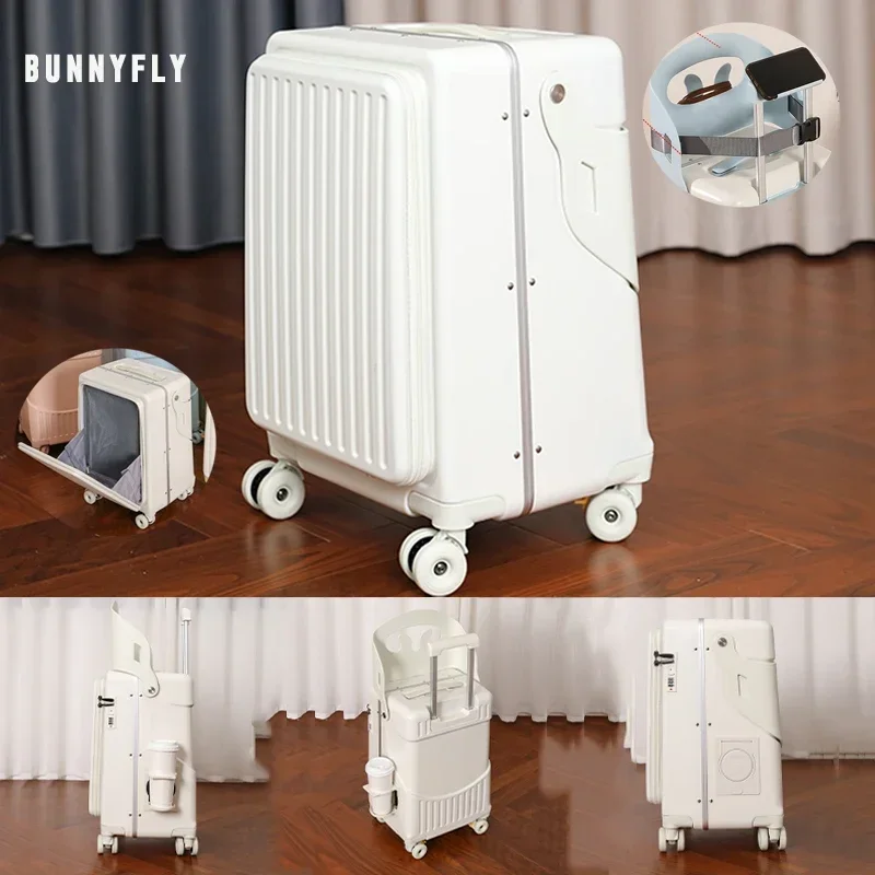 Bunny Fly valise bébé avec siège portable pour enfants bagages voyage multifonction poussette accessoire étui