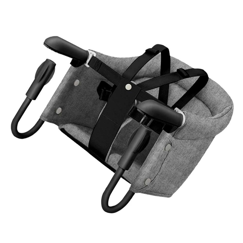 Chaise haute portable pour bébé rehausseur de siège attachable tissu