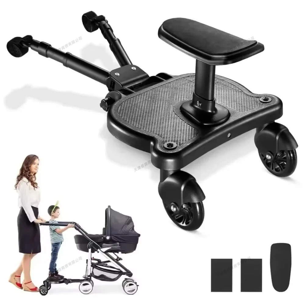 Accessoires universels poussette bébé adaptateur planche marche siège scooter jumeaux attelage landau trailer