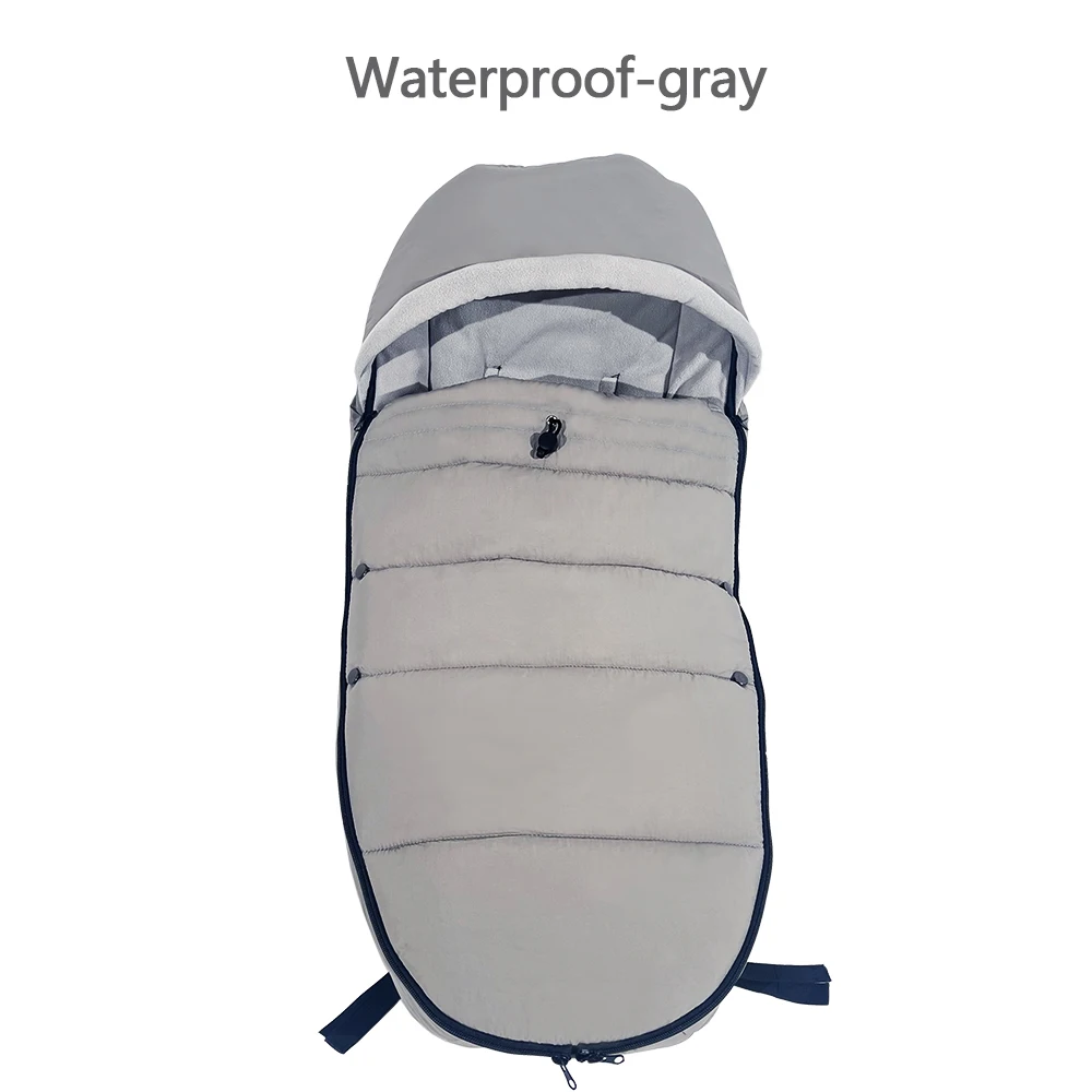 Sac de couchage poussette imperméable chaussettes chaudes hiver universel 95% confort bébé sécurité extérieure