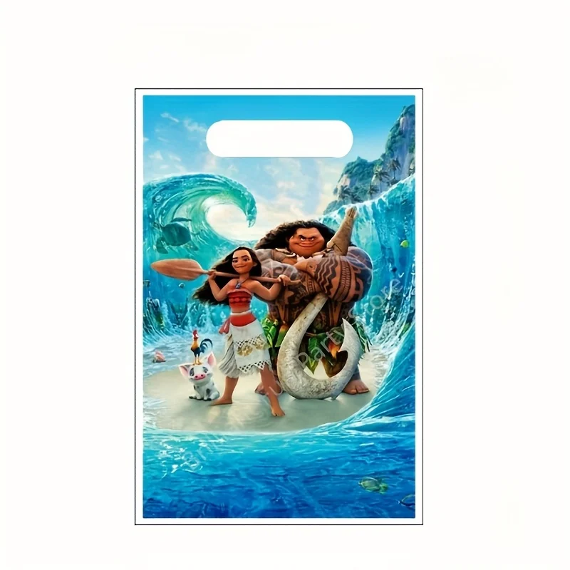 Moana 2 sacs cadeaux princesse Goodie sac bonbons emballage cadeau bébé douche enfant filles faveurs fournitur