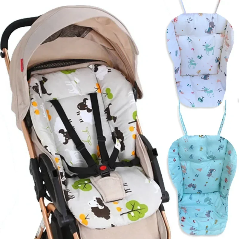 Coussin de siège bébé poussette voiture chaise haute coton doux hypoallergénique washable matelas confort sécu