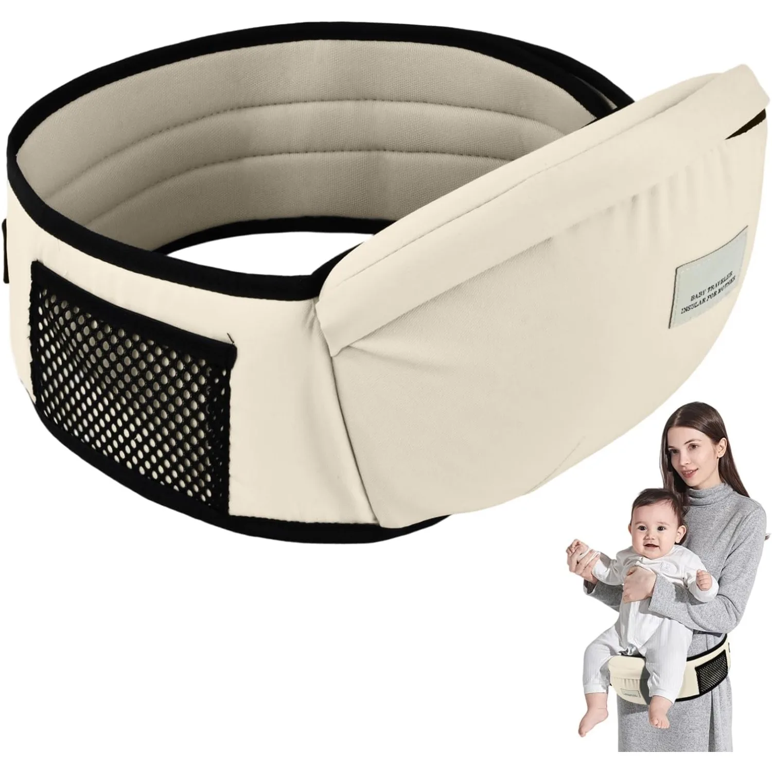 Portebébé ergonomique ceinture face avant sac à dos rembourrage ventilation mesh 25kg max bébé 36 ans maternit
