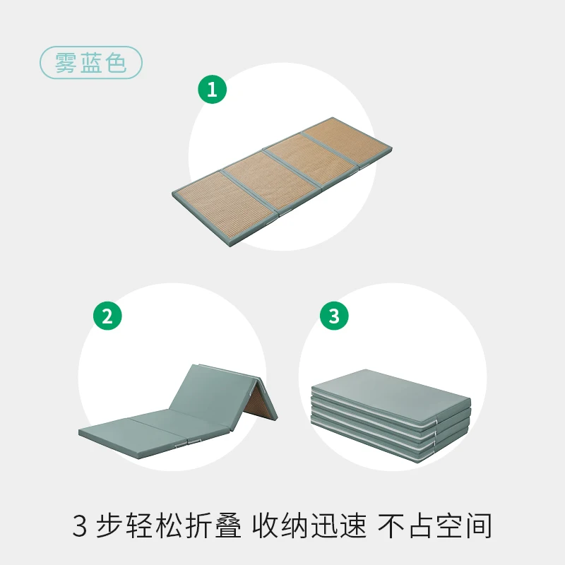 Tapis pliable coco matelas de sol multifonction tatami japonais doux et respirant pour yoga piquenique bébé us