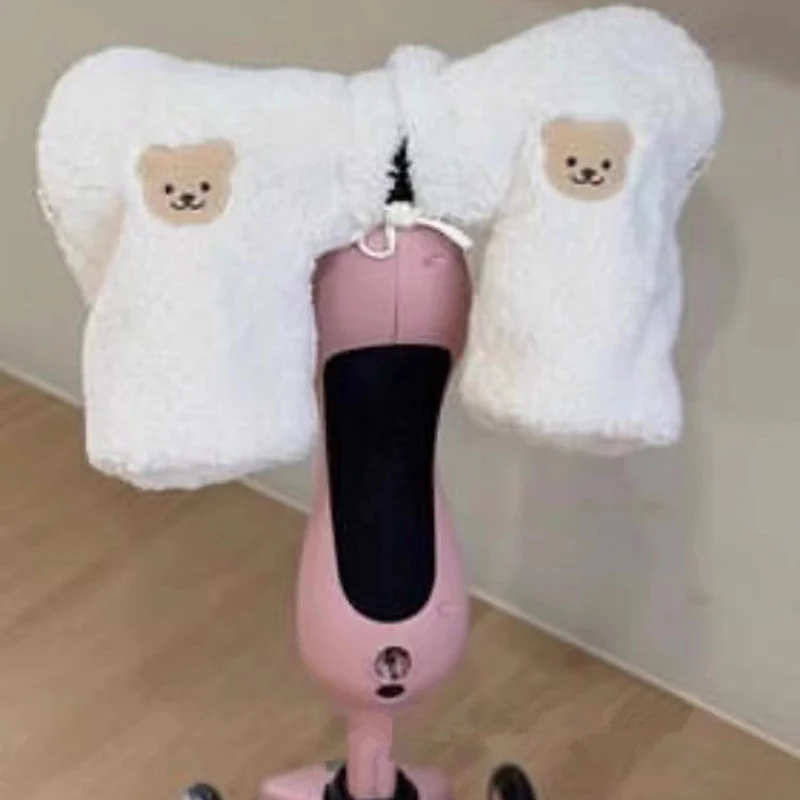 Gants de poussette coupevent pour enfants mitaines de sport d'hiver accessoire scooter style casual unisexe 46