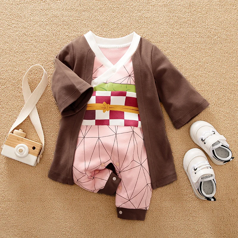 Combinaison à manches longues en coton bio pour bébé vêtements doux et confortables 018 mois printempsautomne