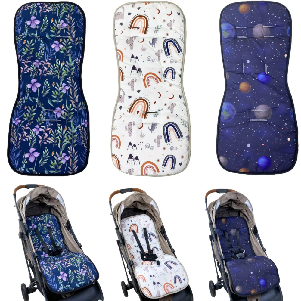 Coussin de siège de poussette pour bébé, poussette pour enfants, chariot de voiture, chaise haute, matelas dou