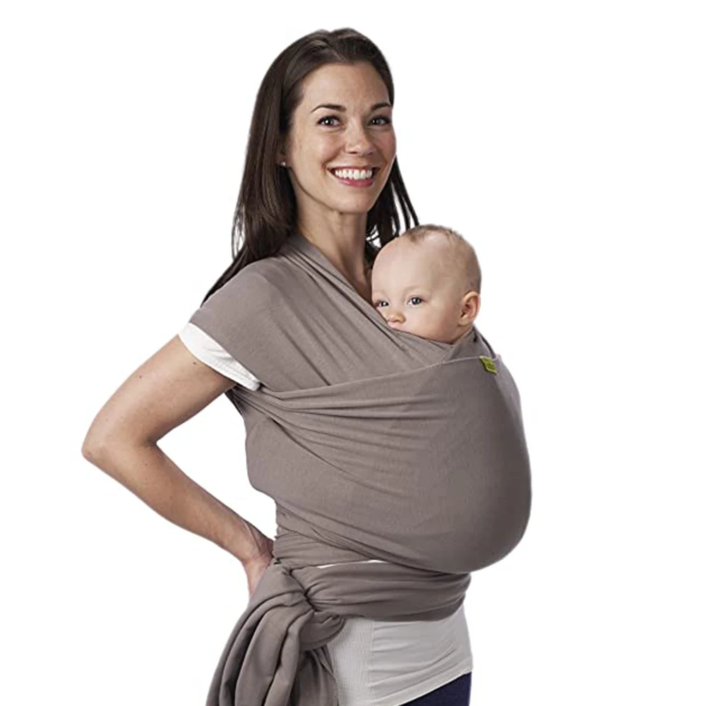 Écharpe de portage bébé Round Baby Electrolux originale extensible pour nouveaunés jusqu'à 35 lb portage confo