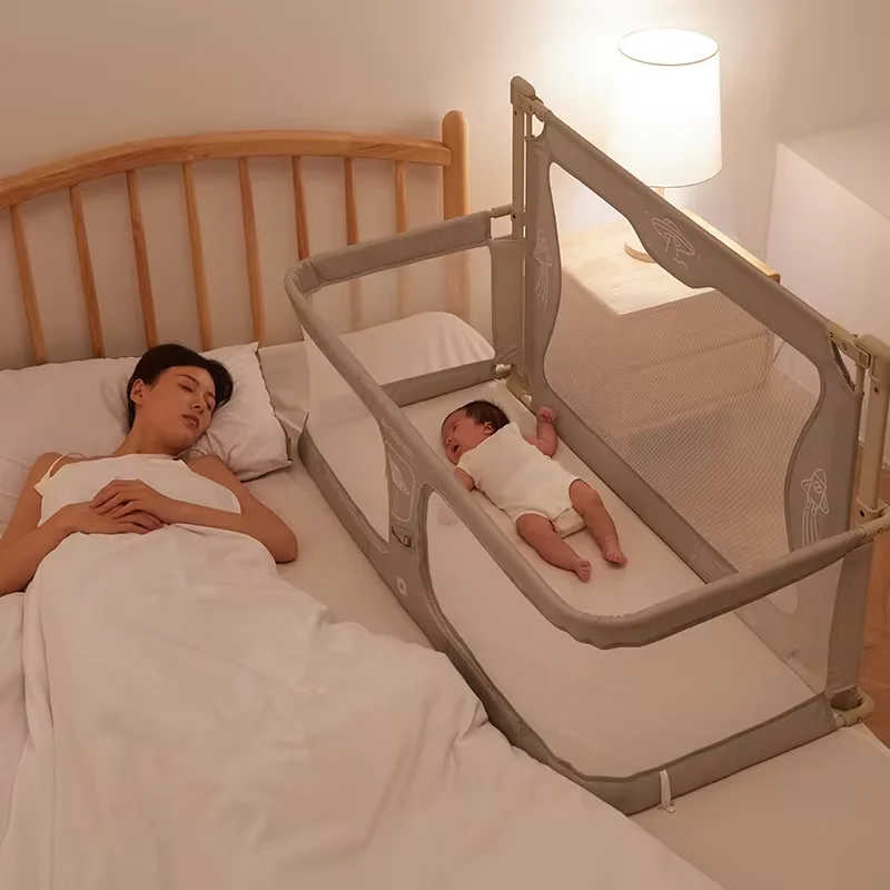 Rails de sécurité portables et pliables pour berceau de bébé antichute