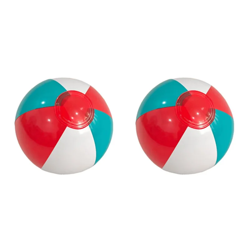 Ensemble de ballons de plage classiques colorés pour activités familiales en plein air Loisirs estivaux ludiqu