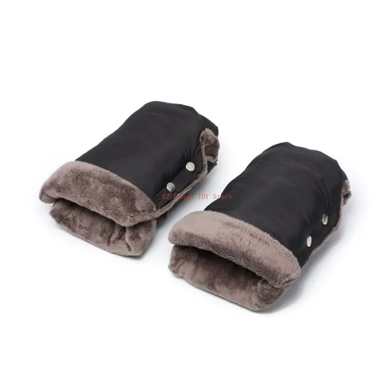 Gants poussette sans doigts chauds confortables universels pour poussette promenade bébé style moderne couleur