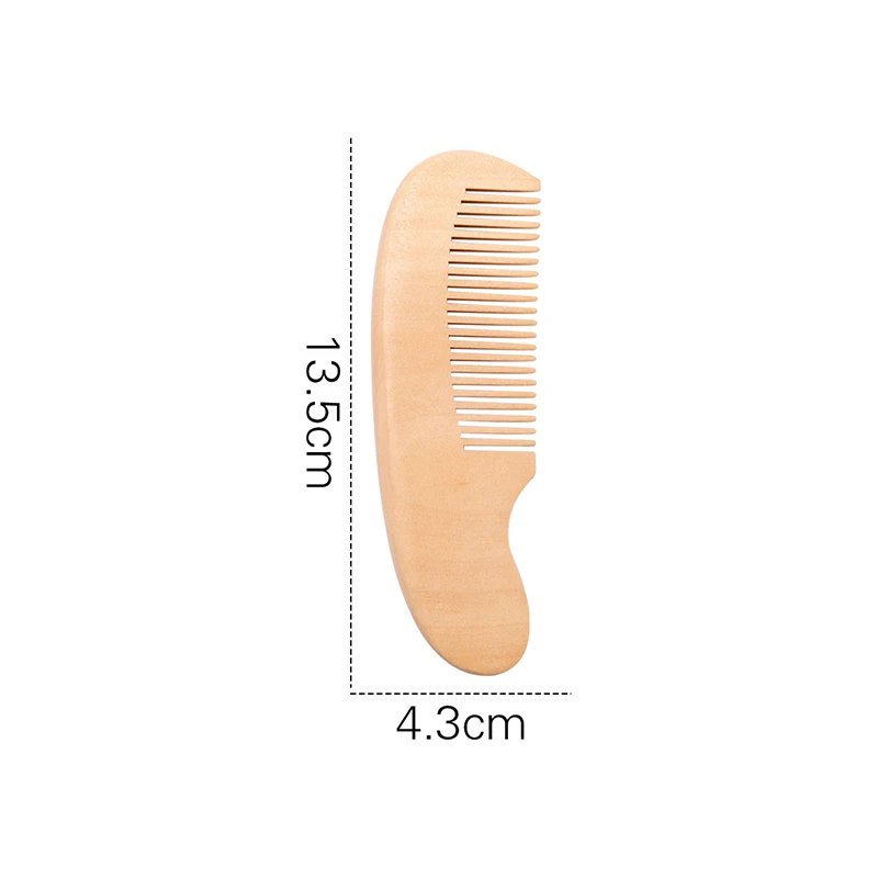 Peigne à cheveux bébé en bois naturel soin cheveux bébé 012 mois outil coiffure écoresponsable démêlage doux q