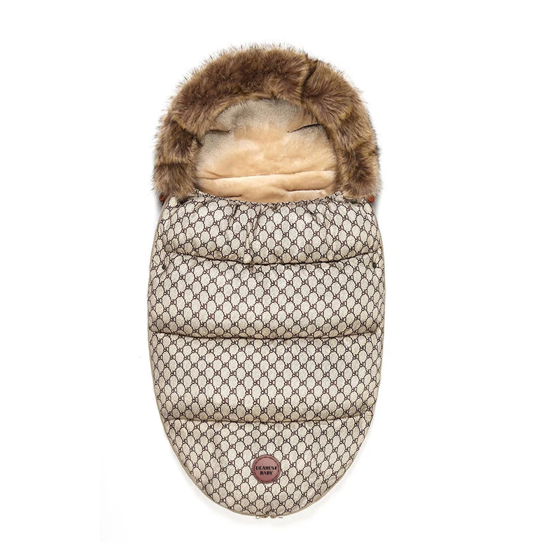 Sac de couchage universel pour bébé enveloppe d'hiver compatible poussette 012 mois doux et sécurisant certifi