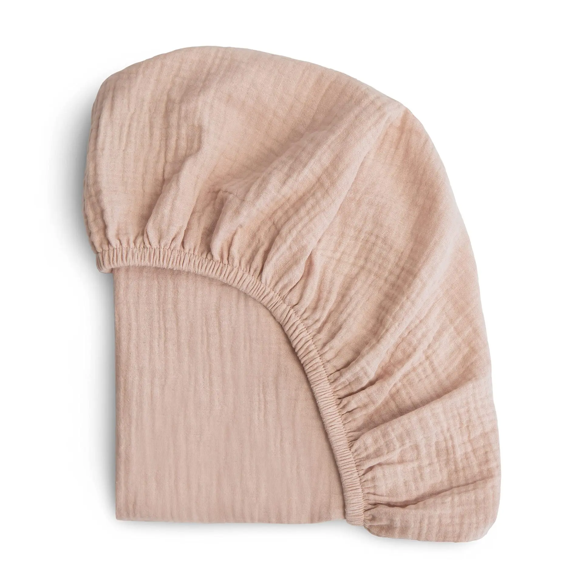 Housse de protection pour cheveux doux tissu coton rose pour sommeil