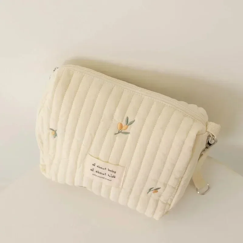 Sac à couches portable poussette caddie matelassé bébé organisateur brodé sacs maman accessoires équipement bé