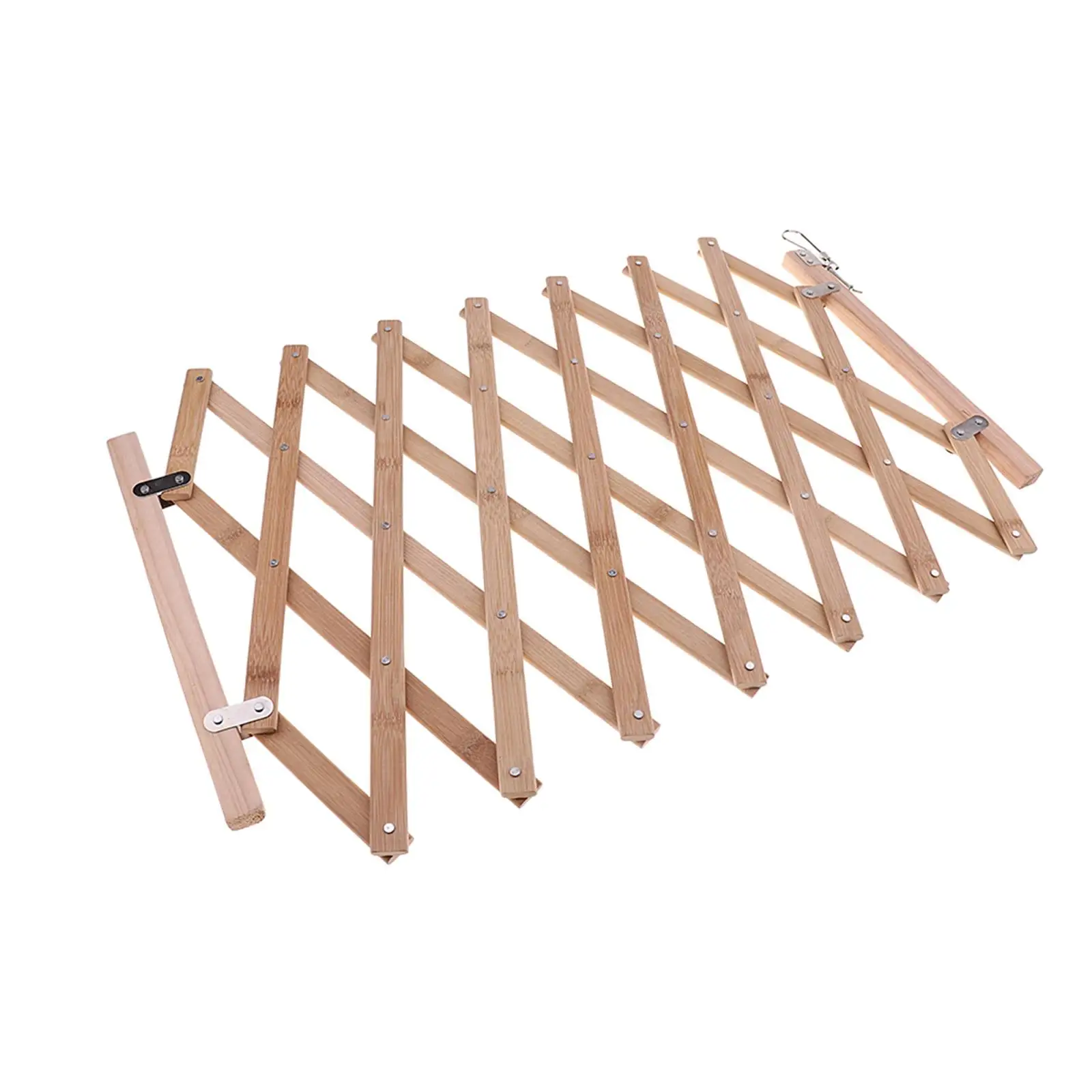 Porte d'escalier pliante en bois naturel paravent extensible séparateur d'espace intérieur design moderne et m