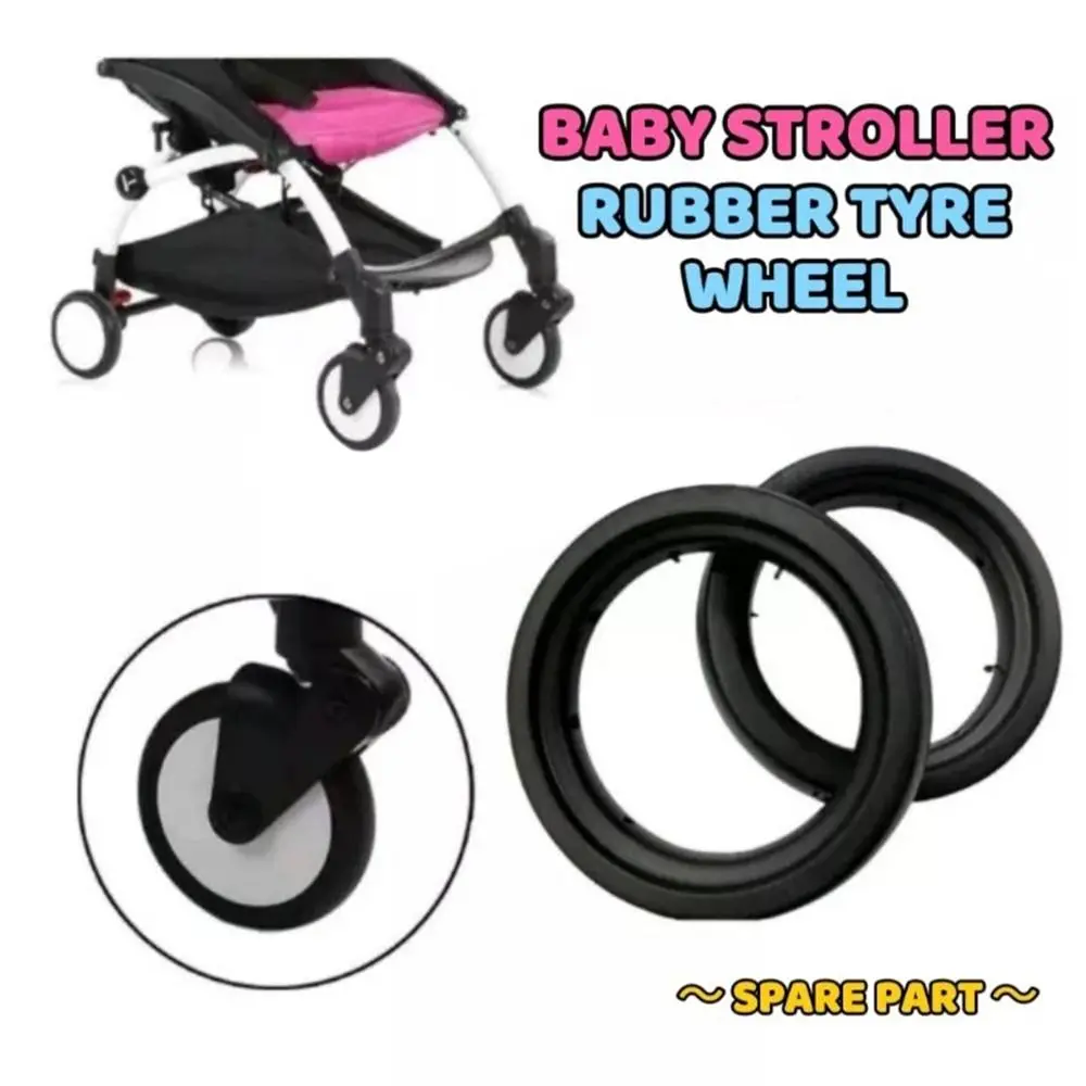 Roue de poussette en caoutchouc Babyzen Yoyo remplacement durable haute qualité facile à installer accessoire 