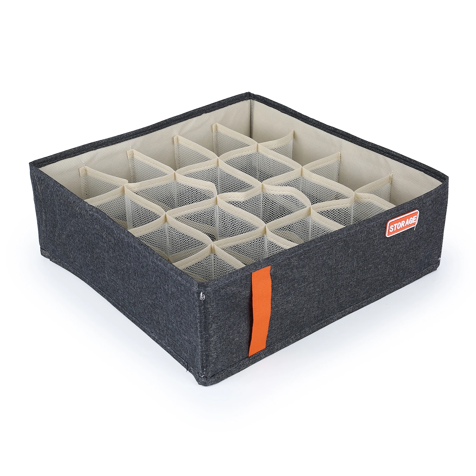 Organisateur de vêtements 20 compartiments tissu non tissé rangement tiroir sousvêtements chaussettes vêtement
