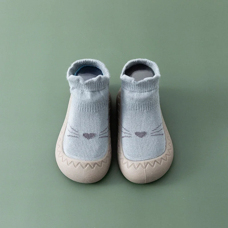 Chaussures chaussettes bébé premiers pas antidérapantes semelle