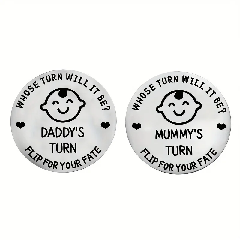 Cadeaux de réception pour bébé jetons de décision parents style moderne