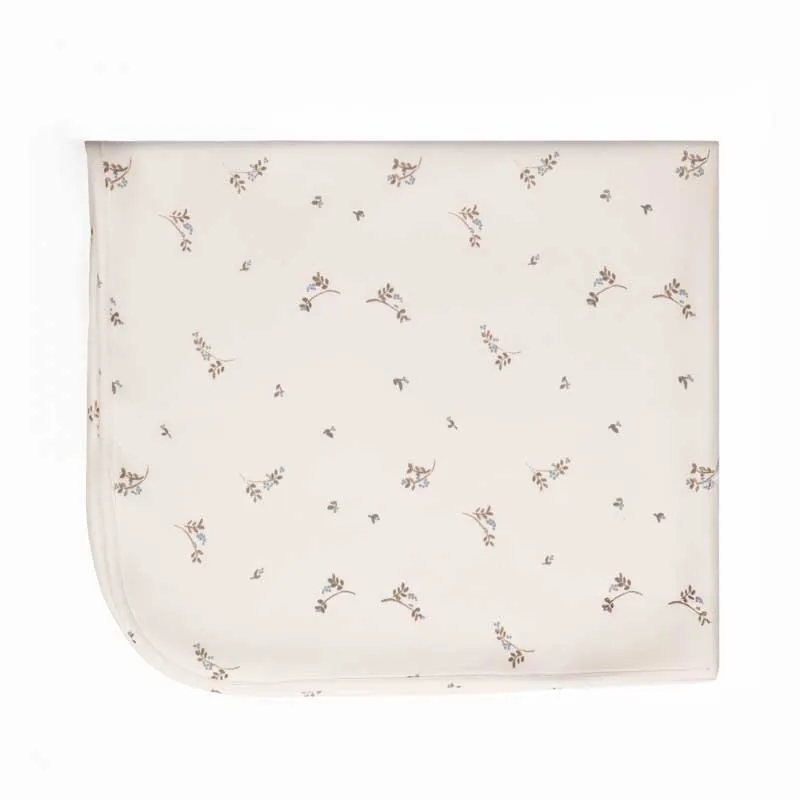 Couverture en coton imprimée floral Ali Layette AW25 décoration