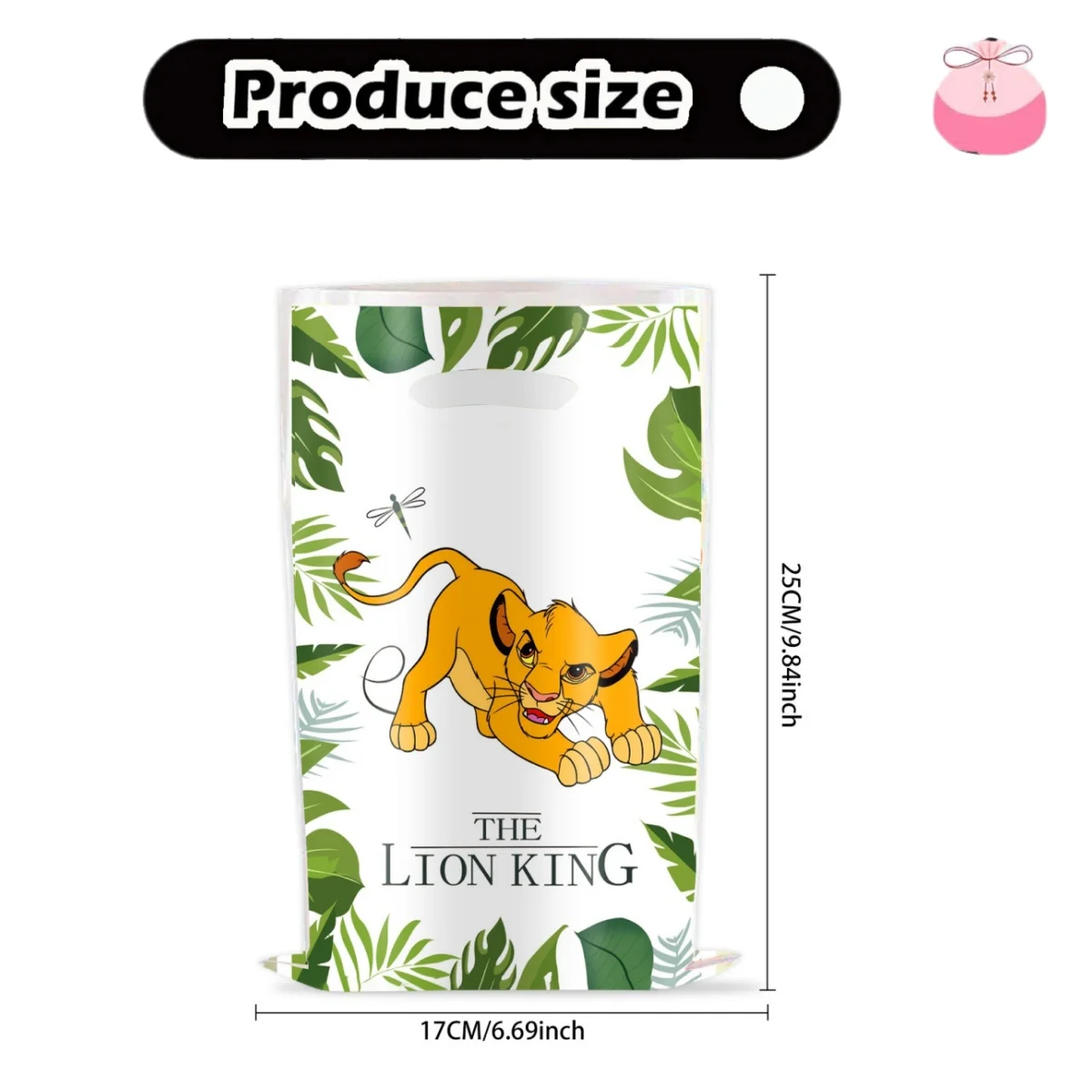 Sacs cadeaux Lion King Simba décoration fête bébé sac à bonbons cadeau prénatal fournitures fête enfants style