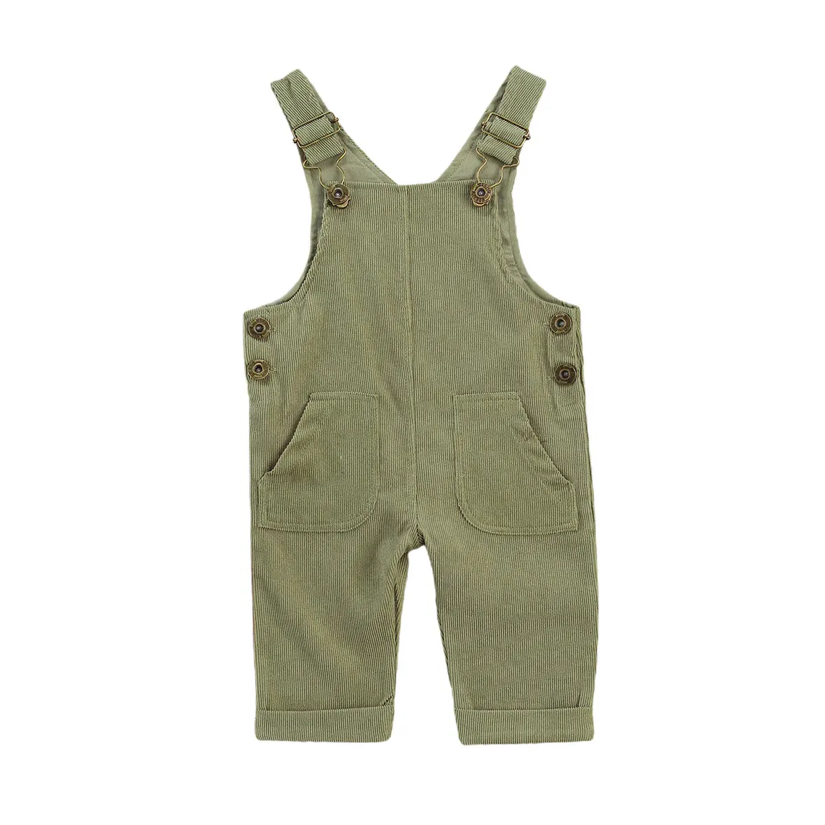 Salopette bébé sans manches pantalon à bretelles velours côtelé printemps été 036 mois