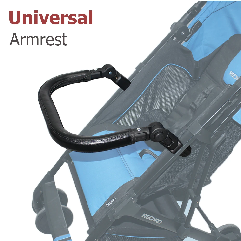 Accoudoir universel poussette barre parechocs accessoire bébé confortable compatible YOYO YOYA Cybex cuir PU R