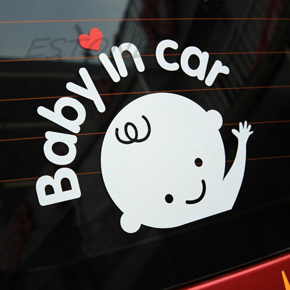 Autocollant voiture bébé sécurité signe mignon vitre protection enfant