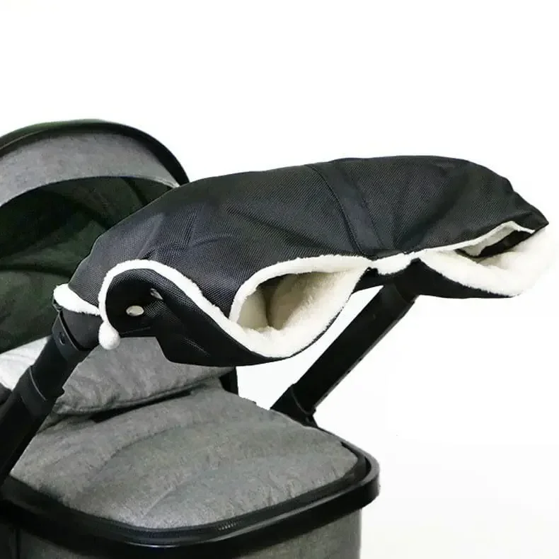Gants chauds pour poussette bébé housse main polaire imperméable antifroid accessoire poussette pratique confo