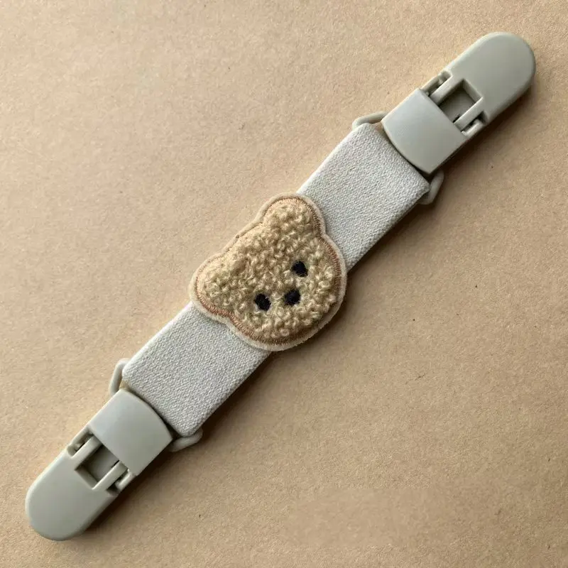 Bandeau élastique pour bébé tête d'ours en peluche doux et confortable accessoire de coiffure enfant style mig