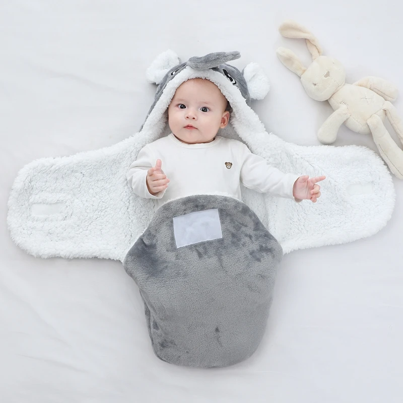 Sac de couchage doux bébé 09 mois poussette automnehiver 100% polyester confort sécurité