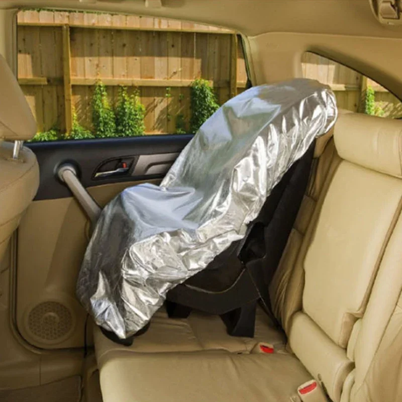 Paresoleil aluminium bébé protection UV housse antipoussière pour poussette siège auto ombre réfléchissante us