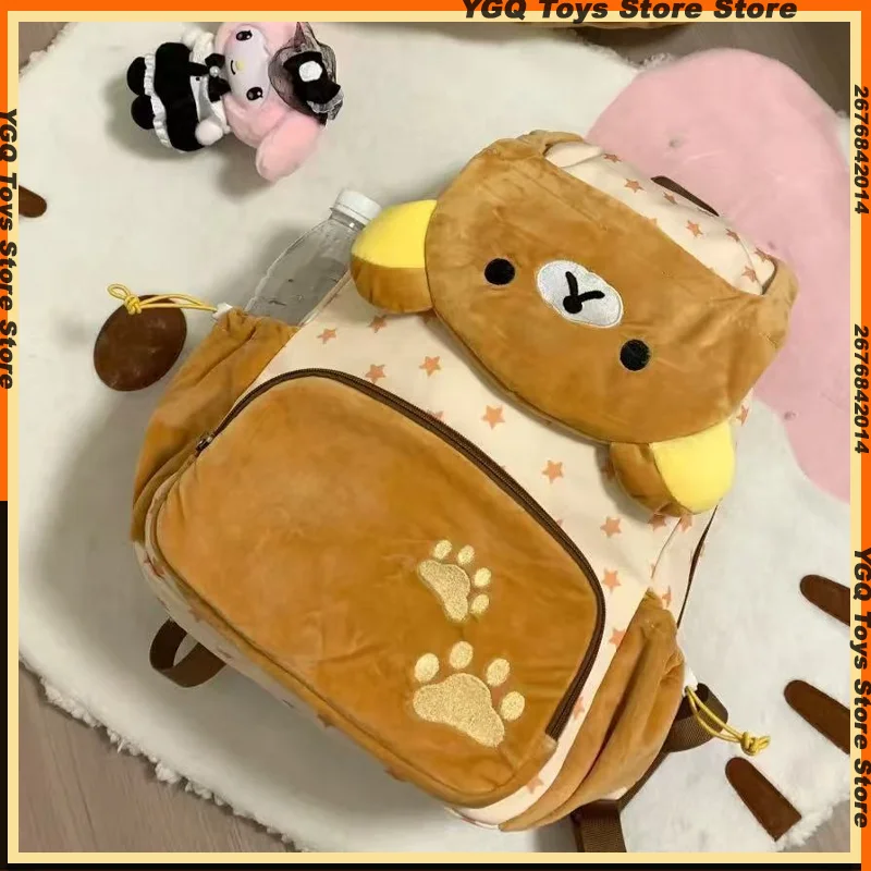 Sac à dos Rilakkumas pour enfant grande capacité broderie Korilakkuma