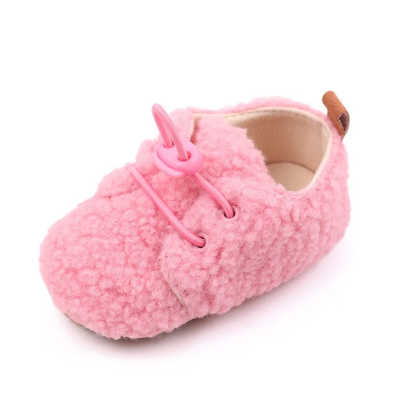 Chaussures d'hiver coordonnantes bébé garçon fille baskets chaudes décontractées semelle caoutchouc souple pre