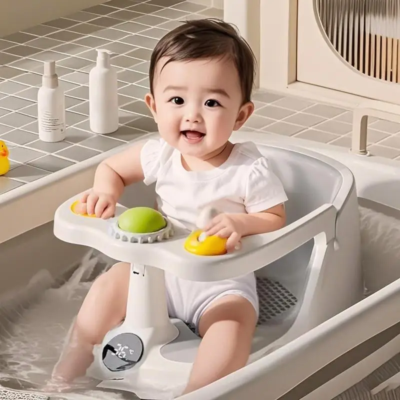 Siège de bain bébé confort et sécurité design moderne interactifs bain relaxant bébé en douceur bain quotidien