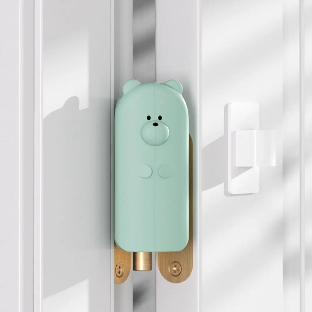Butoir de porte de sécurité pour bébé protection antipincement bloqueur d'espace silicone souple design ours e