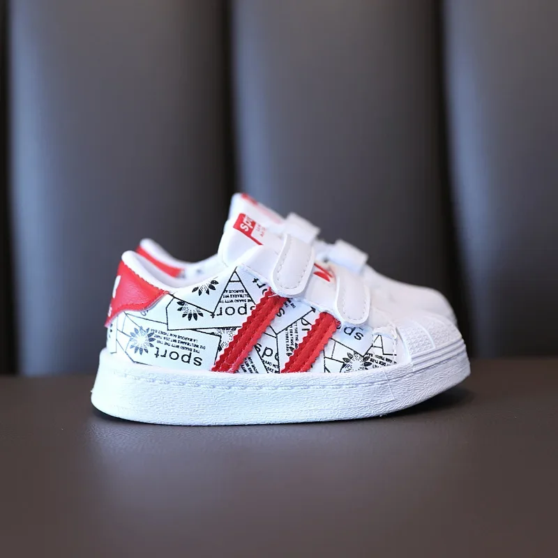 Chaussures Plates Astronomiques AntiALD en Caoutchouc Souple pour Bébé Fille et Garçon Décontractées Taille 21