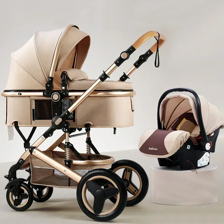 Poussette multifonction 3 en 1 pour bébé système de voyage pour nouveauné enfant ville promenade outdoor confo