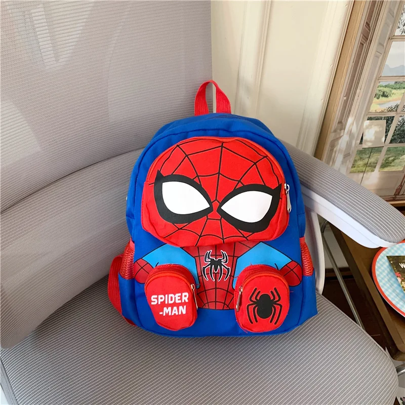 Sac à dos Spiderman pour enfants 38 ans sac d'école maternelle ajustable léger et waterproof en Oxford style f