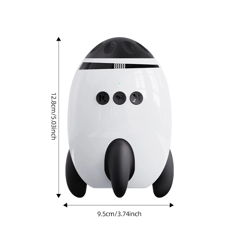 Hautparleur portable Bluetooth pour bébé musique apaisante design moderne compact sans fil multifonctionnel qu
