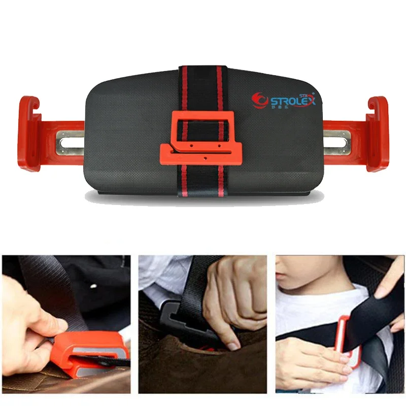 Siège de voiture portable Ifold pour enfants coussin de sécurité harnais poche de voyage pliable booster seat 